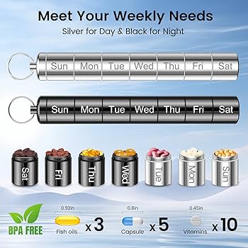 衛生日用品 what we want WWW_PILLCASE Amazon.com: zxbaers Bling Pill Case, Portable Travel Pill